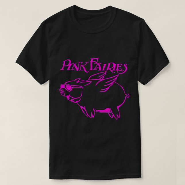 Pink Fairies Pigs Fly Classic T-Shirt (Design Front)