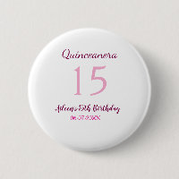 Pink fairy 15th birthday simple moder quinceanera