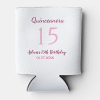 Pink fairy 15th birthday simple moder quinceanera 