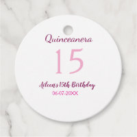Pink fairy 15th birthday simple moder quinceanera 