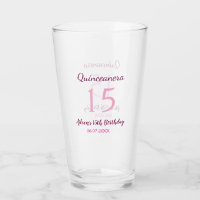 Pink fairy 15th birthday simple moder quinceanera