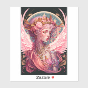 Pink Fairy Angel Fantasy Art