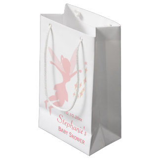 Pink Fairy Baby Shower Small Gift Bag