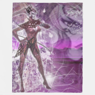 PINK FAIRY FLEECE BLANKET