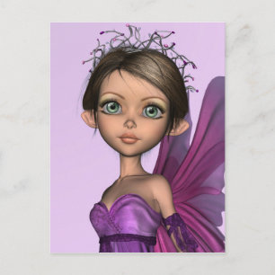 Pink Fairy Postcard