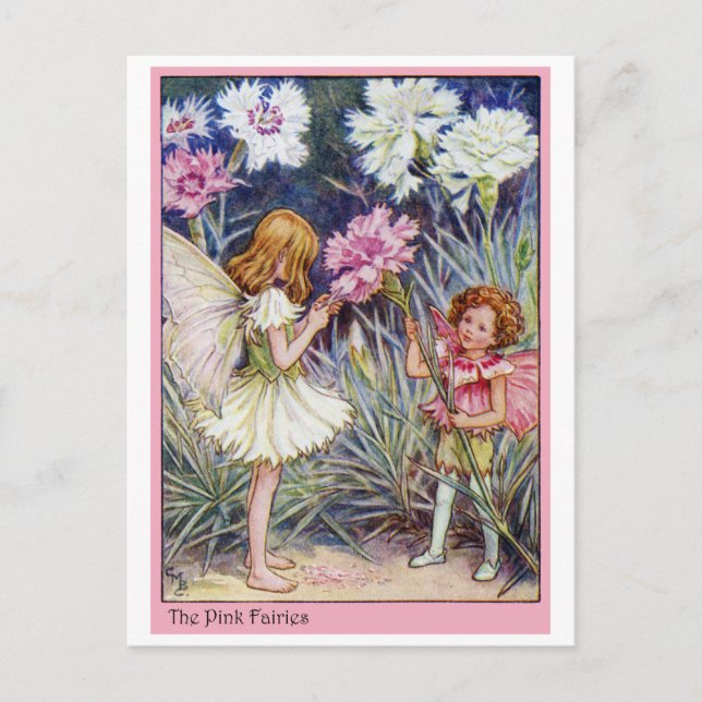 Pink Fairy Postcard (Front)
