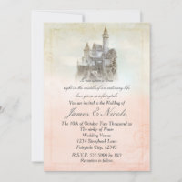 Pink Fairy Tale Storybook Castle Wedding