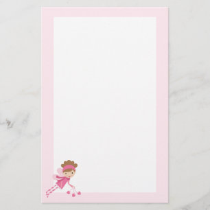 Pink Fairy Valentines Day Stationery