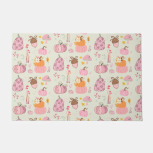 Pink Fall Doormat