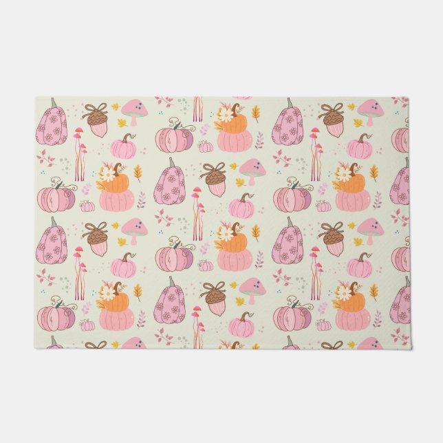  Pink Fall Doormat (Front)