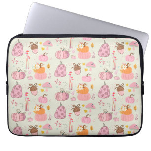 Pink Fall Laptop Sleeve