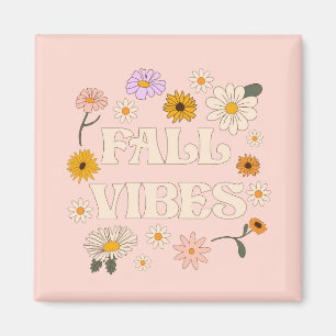 Pink Fall Vibes Magnet