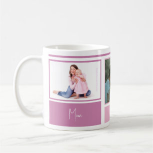 Pink Family Photo Coffee Mug