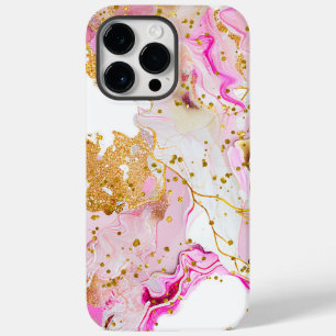 Pink Fantasy Alcohol Ink iPhone 14 Pro Max Case
