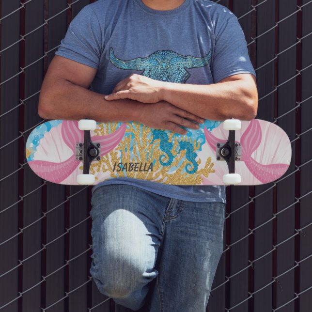 Pink Fantasy Mermaid Life Skateboard (Outdoor 3)