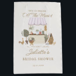 Pink Farmers Market Farm Fresh Bridal Shower Favou Medium Gift Bag<br><div class="desc">She is Fresh Off The Market! Elevate your next party with the authentic charm of an outing at your local Farmers Market. This collection features an adorable pink farmers market stand accented with market-fresh treasures. A party brimming with farm-fresh delights and the spirit of community.</div>