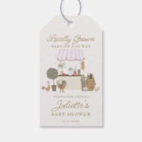 Pink Farmers Market Locally Grow Baby Shower Favou