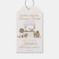 Pink Farmers Market Locally Grow Birthday Favour