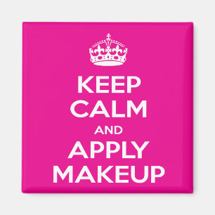 Pink Fashion Models, Keep Calm, Fridge Magnet