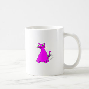 Pink Fat Cat Coffee Mug