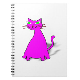 Pink Fat Cat Notebook