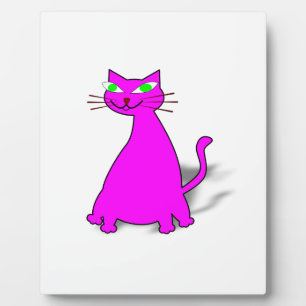 Pink Fat Cat Plaque