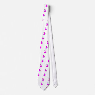 Pink Fat Cat Tie