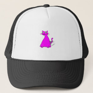 Pink Fat Cat Trucker Hat
