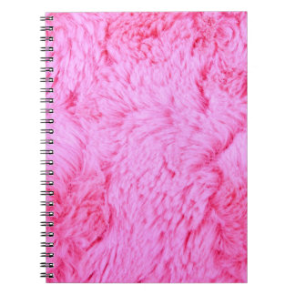 Pink Faux Fur Notebook