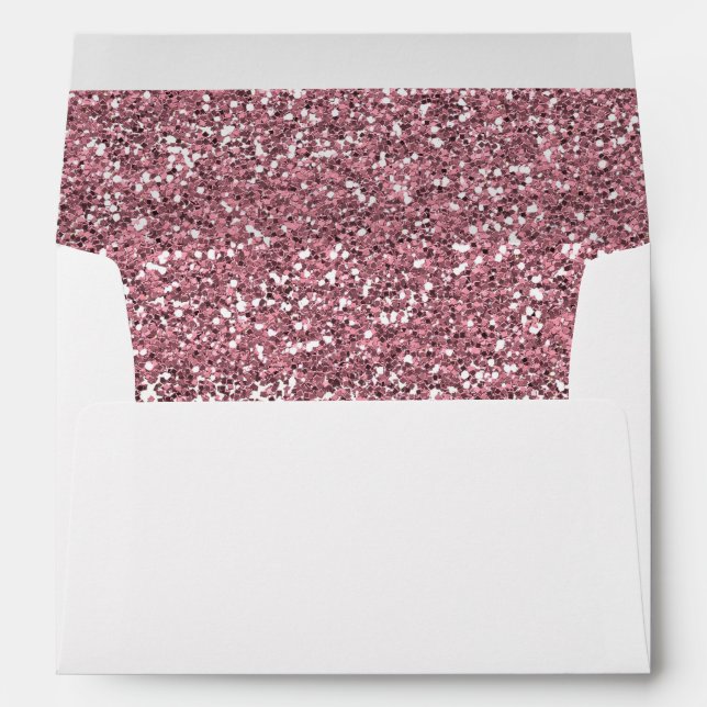 Pink Faux Glitter Envelopes (Back (Bottom))