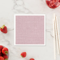 Pink Faux Linen Fabric Elegant
