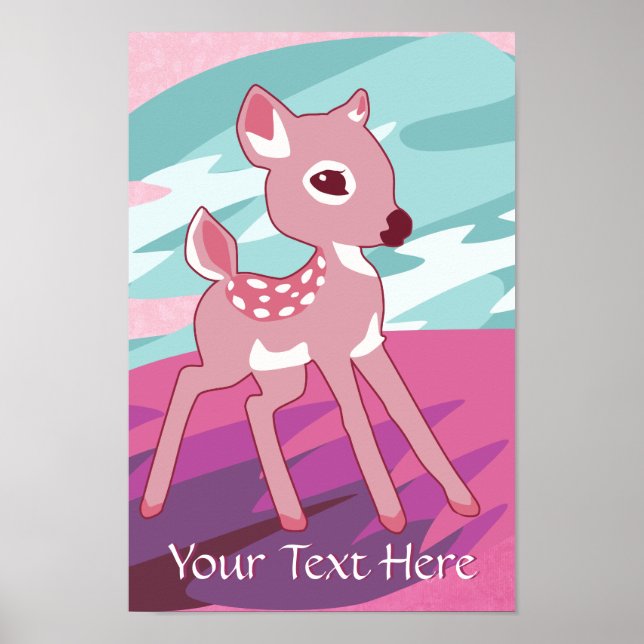 Pink Fawn Poster (Front)