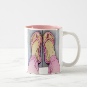 Pink Feet Mug