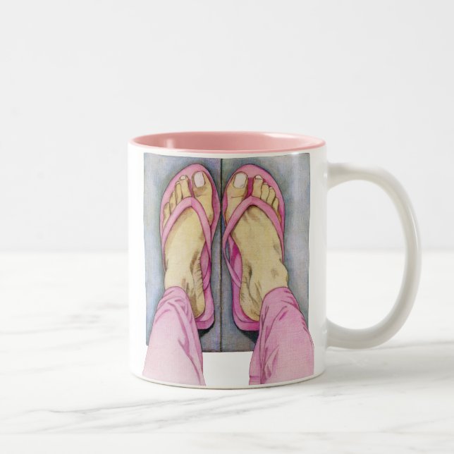 Pink Feet Mug (Right)