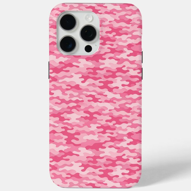 Pink Feminine Camo Pattern Case-Mate iPhone Case (Back)