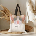 Pink Fiesta Modern Fringe Bachelorette Party Tote Bag<br><div class="desc">The perfect bachelorette party welcome bag! This modern fringe design gives a playful nod to fiesta or the chicest soirée of them all! The colours are vibrant,  playful,  and inviting with the right amount of sophistication.</div>