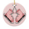 Pink Figure Skates Keepsake Ornament
