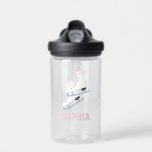 Pink Figure Skates Personalised Girls Water Bottle<br><div class="desc">Personalised design for your little athletes and sports fans.</div>