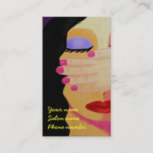 Pink Fingernails Business Card