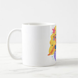 Pink Fins mermaid Coffee Mug