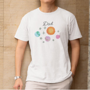 Pink First Trip Around The Sun Dad 1st birthday T-Shirt