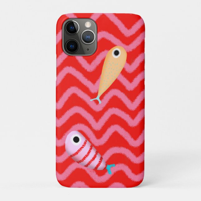 pink fish Case-Mate iPhone case (Back)