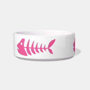 Pink Fishbones Bowl