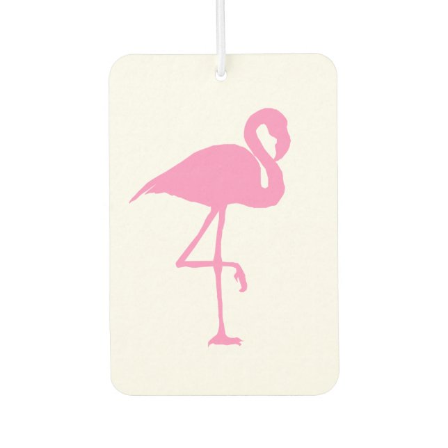 Pink Flamingo Air Freshener (Front)