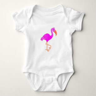 Pink Flamingo Baby Bodysuit