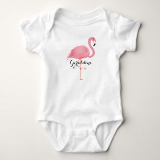 Pink Flamingo Baby Bodysuit