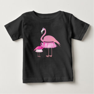 Pink Flamingo - Baby Fine Jersey T-Shirt T-Shirt