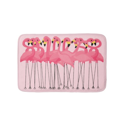 Image of Pink Flamingo Bath Mats