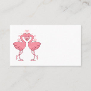 Pink Flamingo Beach Tropical  Wedding Escort Place Card