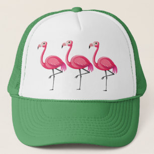 Pink Flamingo Bird-89686 Trucker Hat